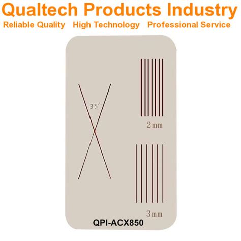 x cut adhesion test standard